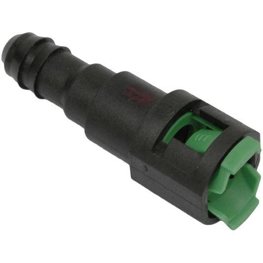 Proflow Fuel Line Connectors, Nylon 5/16in. Female QR Straight To 3/8in. (10mm) Barb, Each