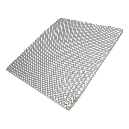 Proflow Aluminium Cool Heat Barrier, 36in. × 47in. Sound Barrier, 1, 500°C, 10mm Thick, Self-Adhesive