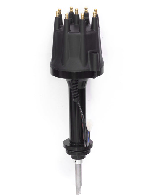 Proflow Distributor, SB Chrysler 318/340/360, Pro Series Magnetic Pickup, Mechanical Advance, Black Cap , Each