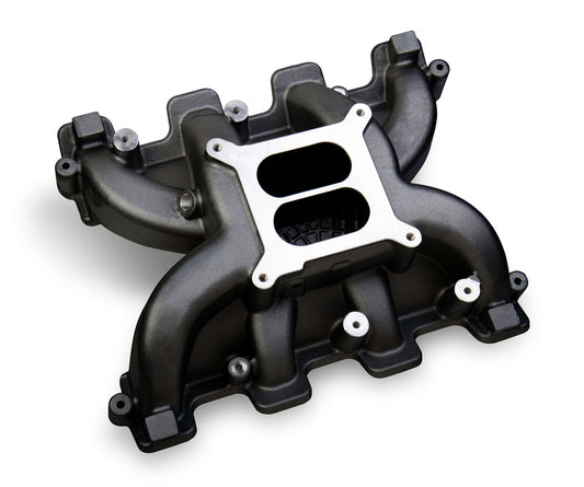 Proflow Intake Manifold, RPM AirMax, Aluminium Black, Chev Holden Commodore LS1/LS2 Heads, Dual Plane, Each