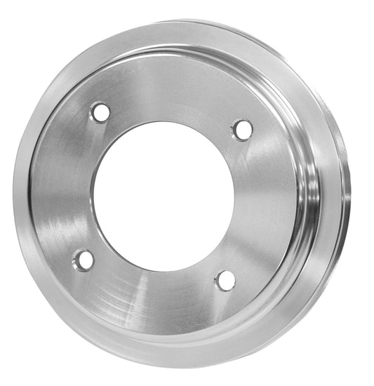 Proflow Crank Pump Pulley, V-Belt, 1-Groove, Aluminium Silver, For Holden V8 253, 308 Red Motor