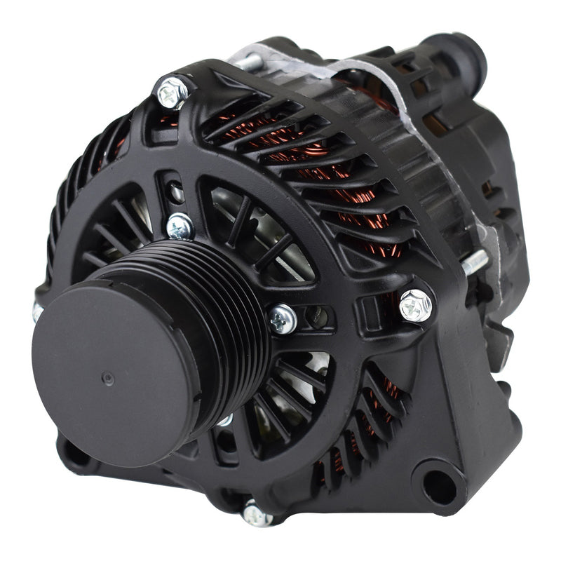 Proflow Alternator Power Spark, 140 Amp, For Holden Commodore LS VE/VF, Internal Regulator, Black, Serpentine Pulley