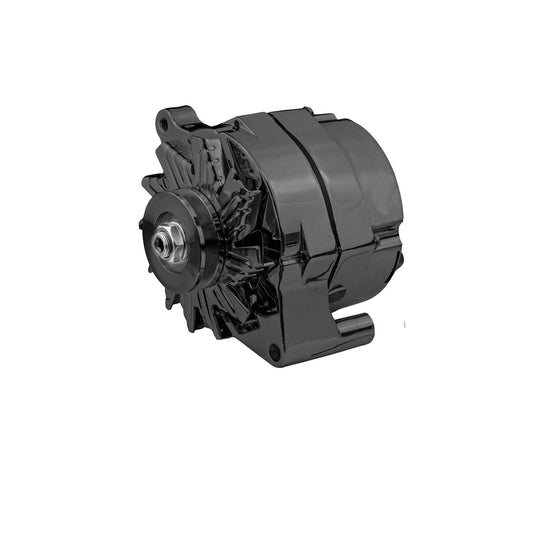 Proflow Alternator Power Spark, 100 Amp, 1G External Regulator, Black Powder Coat, V-Belt, For Ford, Falcon, Each