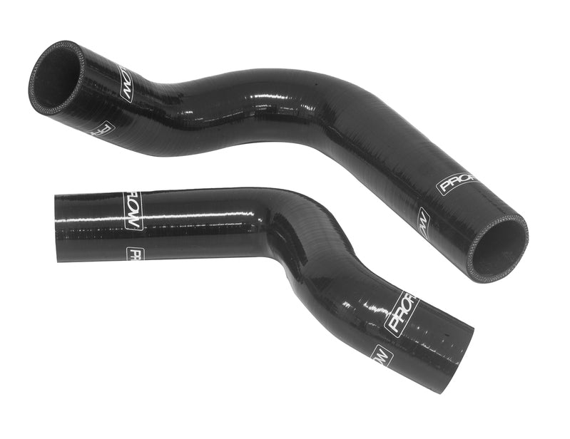 Proflow Radiator Hose Kit, Silicone, Black, For Ford XR XT XW Windsor 289, 302, RH Inlet Water Pump, Kit