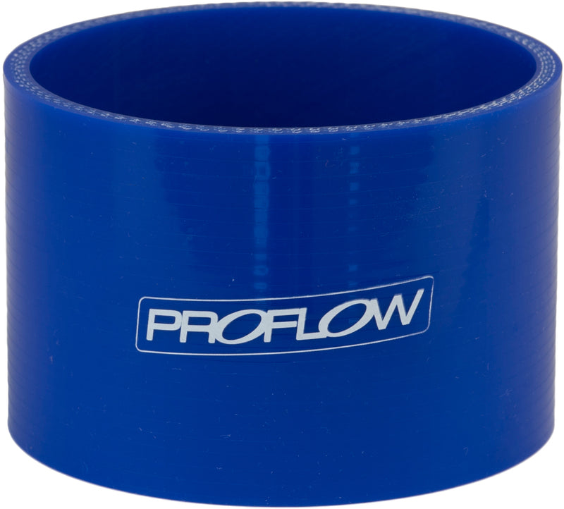Proflow Hose Tubing Air intake, Silicone, Straight, 2.75'', Blue