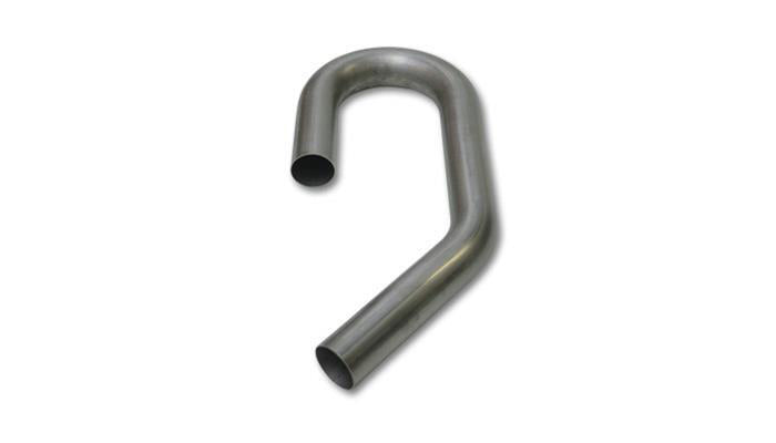 Proflow Exhaust Tubing, U-J Mandrel Bend, 3.00 in. Diameter, 45/180 Degrees, Stainless Steel, 5.0 in. Bend Radius