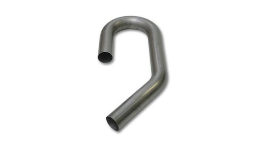 Proflow Exhaust Tubing, U-J Mandrel Bend, 3.50 in. Diameter, 45/180 Degrees, Stainless Steel, 5.0 in. Bend Radius