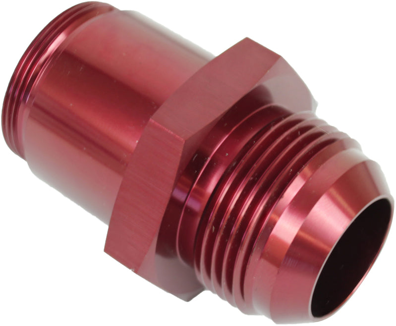 Proflow Inlet Fittings, Aluminium, -20 AN Male to 1 3/16 in. Straight Cut Male, Red Anodised