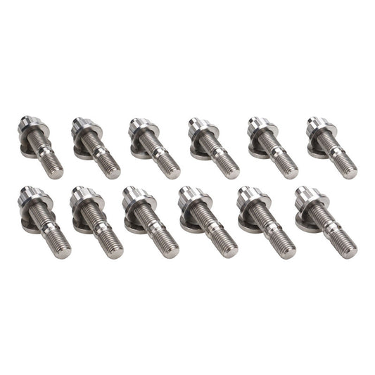 Proflow Exhaust Manifold Stud Kit, Titanium, For Nissan, RB25/RB20, M10x1.25