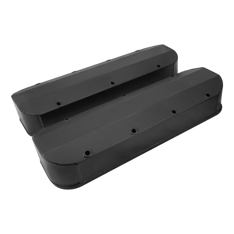 Proflow Valve Covers, Tall, Fabricated Aluminum, Black Powder Coated, Big Block Chev, Pair