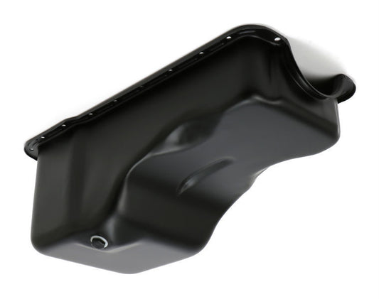 RTS Oil Pan Sump, Steel, Black Finish, Replacement, SB For Ford Falcon 289, 302 Windsor, Each