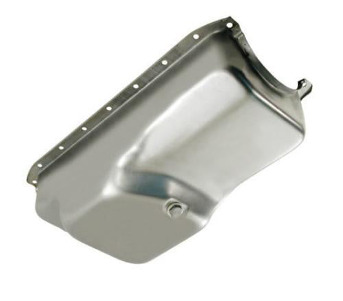 RTS Oil Pan Sump, Steel, Raw Finish, Replacement, SB Chrysler, Dodge, Plymouth, 273 318 340, Each