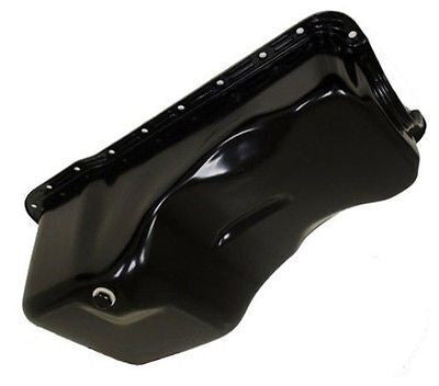 RTS Oil Pan Sump, Steel, Black Finish, Replacement, SB For Ford Falcon 351 Windsor, Each