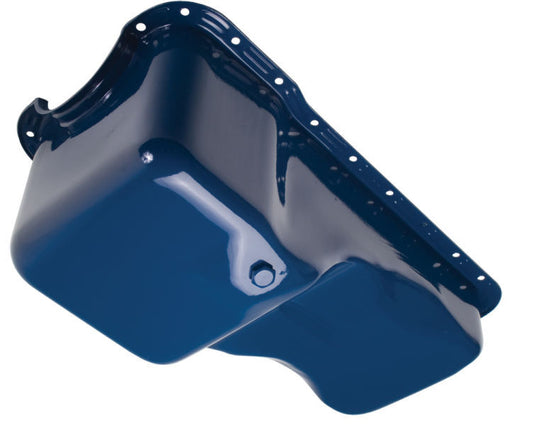 RTS Oil Pan Sump, Replacement OEM Style For Ford Blue Finish, SB For Ford, 351W, Each