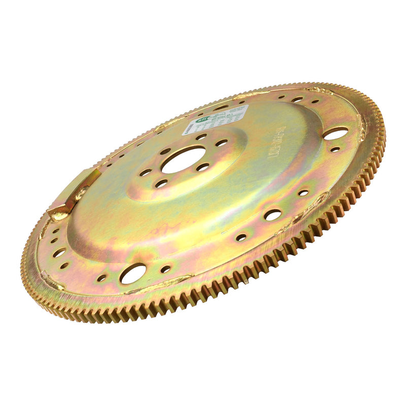 RTS Transmission Flexplate, SB Ford Windsor, Cleveland ,SFI 29.1, Gold Zinc, 157 Tooth - 28.2 oz/ External - 10.5 Converter Bolt Circle, Each