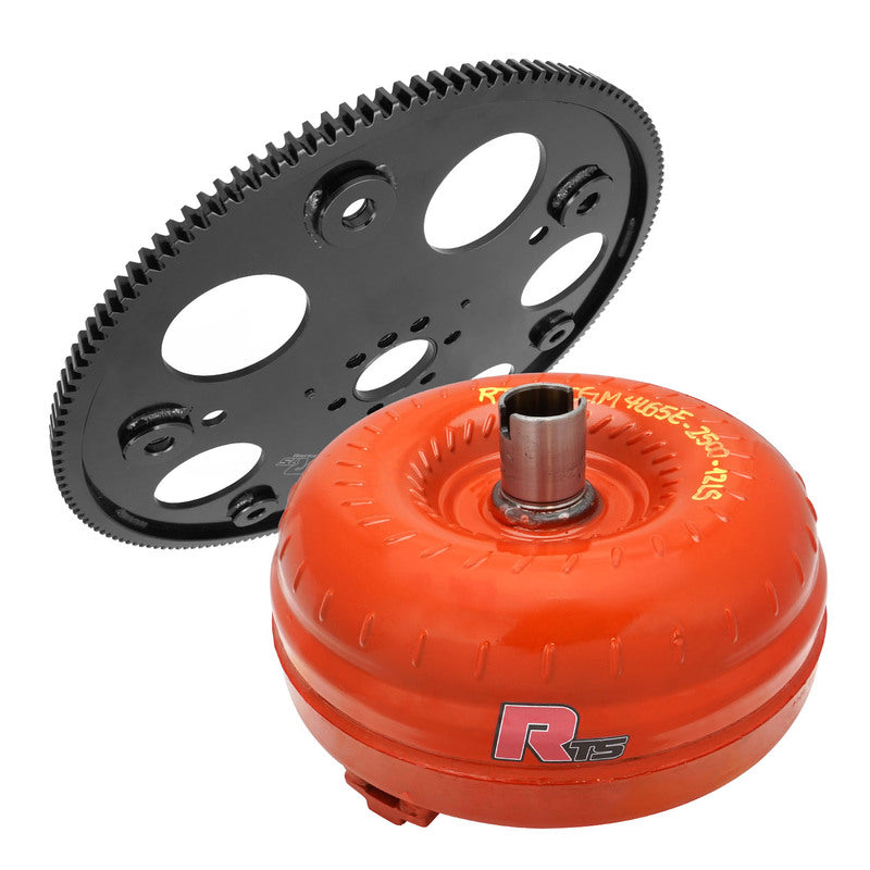 RTS Stalker 12'' High Stall Torque Converter & Flexplate Package, Lockup, GM LS 4L60E/4L65E, Chev/Holden Commodore, 2200-2500, 550HP