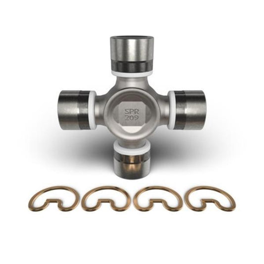 RTS OE, Spicer, 5-1410XP Non Greaseable Universal Joint, Life Plus Series, Spicer 1410 Style, 4 Plain Caps, 1.188 in. Cap Diameter, 4.187 in. Width,