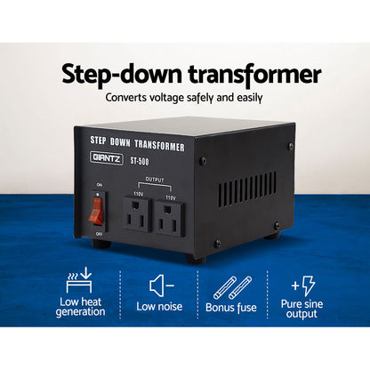 Giantz Stepdown Transformer 500W 240V to 110V