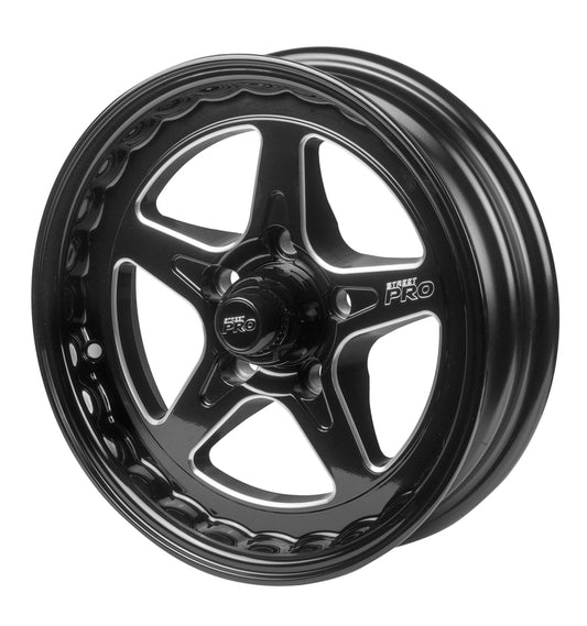 Street Pro ll Convo Pro Wheel Black 15x4' For Holden For Chevrolet Bolt Circle 5 x 4.75' (13) 2.0' Back Space