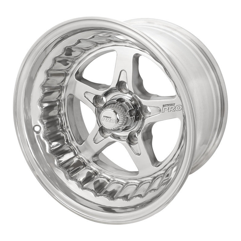 Street Pro ll Convo Pro Wheel Polished 15x8.5' For Ford Bolt Circle 5x 4.50', (-32) 3.50' Back Space