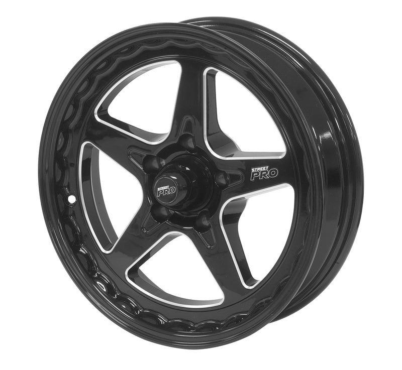 Street Pro ll Convo Pro Wheel Black 17x4.5' For Holden For Chevrolet Bolt Circle 5 x 4.75' (-26) 1-3/4' Back Space