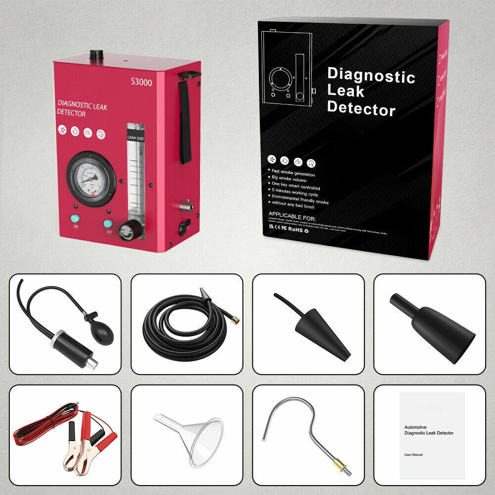 Portable Smoke Leak Detector Smoke Machine Automotive EVAP Diagnostic Leak Test