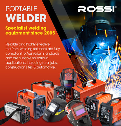 ROSSI Stick Welder 300 Amp Inverter Welding Machine MMA Portable ARC DC 300A