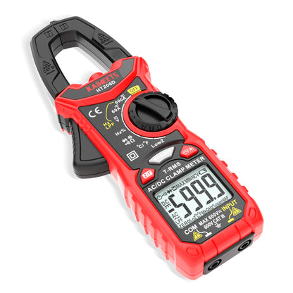 KAIWEETS HT206D Digital Clamp Meter T-RMS 6000 Counts, Multimeter Voltage Tester Auto-ranging