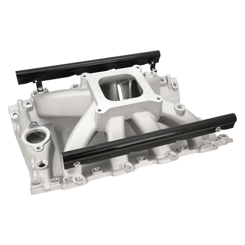 VPW Intake Manifold EFI, Holden, Commodore V8, VN 253, 304, 308, High Rise Single Plane, Square Bore, Aluminium, with Black Fuel Rail , kit