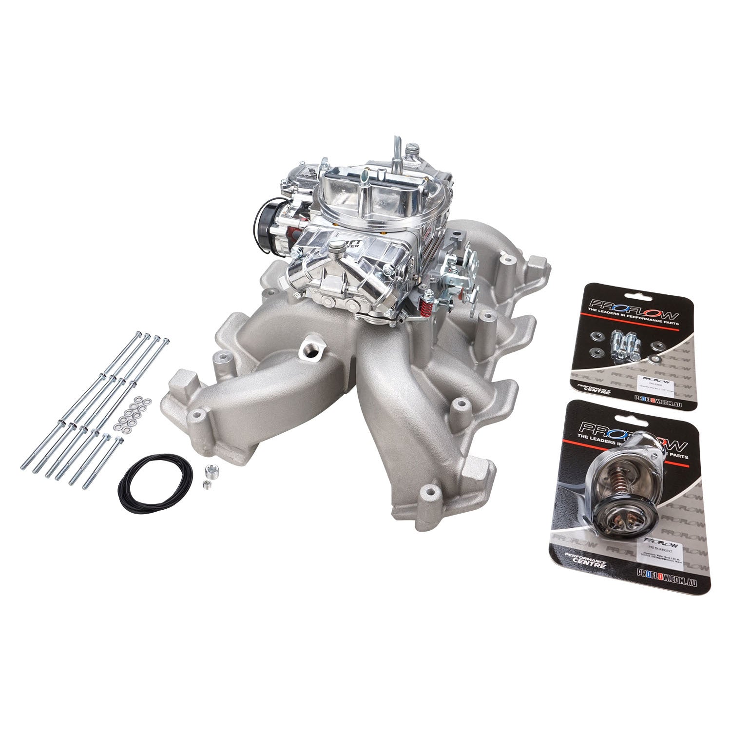 VPW Intake Manifold & Carburettor Kit Sliver Series RPM AirMax, Dual P ...