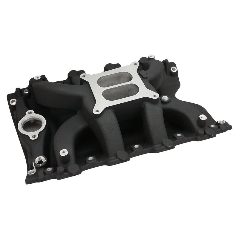 VPW Intake Manifold Dual Plane, For Holden Commodore V8 253, 304, 308, VN Heads, Aluminium, Black, Square Bore